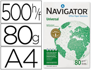 PAPEL NAVIGATOR 500 HOJAS 80GR