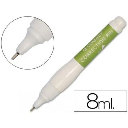 Corrector Q-Connect Lapiz 8 Ml Punta Metálica
