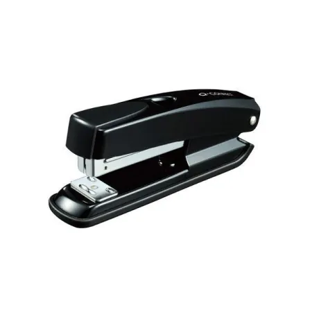Grapadora Q-Connect Plastico Abs Negra Capacidad 20 Hojas
