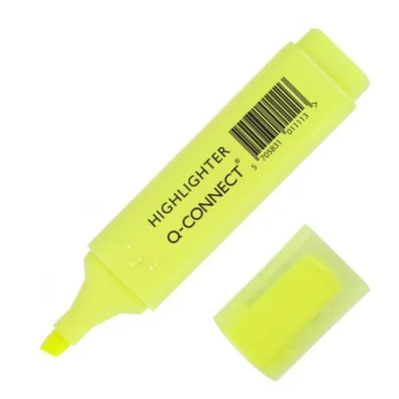 Rotulador Q-Connect Fluorescente Amarillo