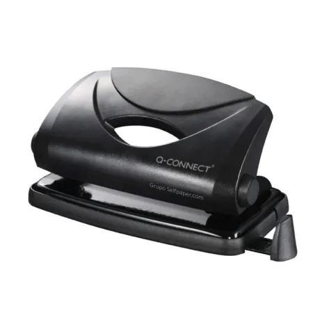 Taladrador Q-Connect Negro Capacidad 10 Hojas