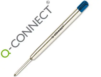 Recambio Boligrafo Q Connect Tipo Parker Azul