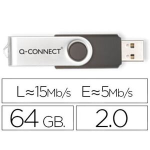 MEMORIA Q-CONNECT 64 GB USB FLASH 2.0