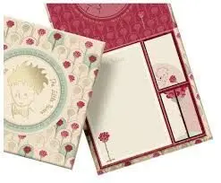 Caja de Notas y Banderitas Autoadhesivas Principito