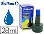 TINTA TAMPON PELIKAN AZUL FRASCO DE 28 ML.