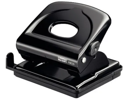 Taladrador Rapid Metalico Negro Capacidad 25 Hojas