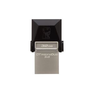 MEMORIA KINGSTON 32 GB DATA TRAVELER MICRODUO 3.0 NEGRO