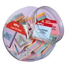 Notas Adhesivas Mini Cubos Pastel 4 Colores Apli