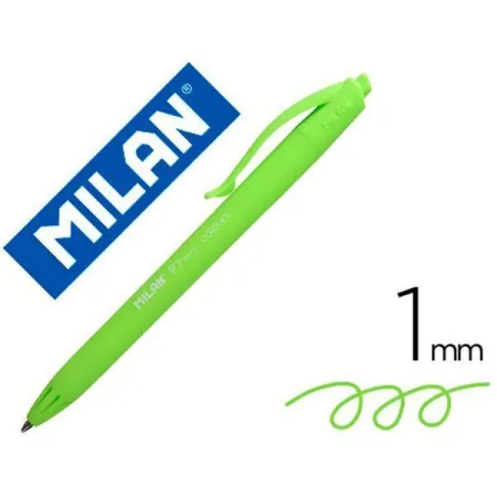 Boligrafo Milan P1 Touch Verde