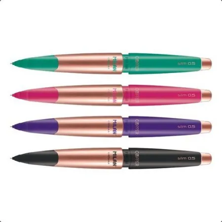 Portaminas Milan Capsule Slim Cooper 0,5 mm Colores Variados