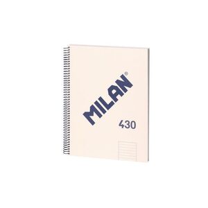 BLOC ESPIRAL MILAN 80H 95GR A4 LINEA HORIZONTAL SERIE 1918 BEIGE