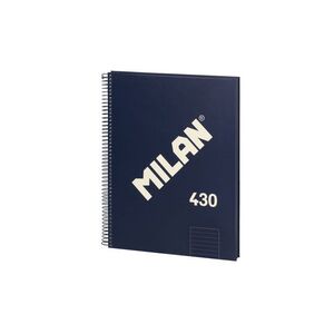 BLOC ESPIRAL MILAN 80H 95GR A4 LINEA HORIZONTAL SERIE 1918 MARINO