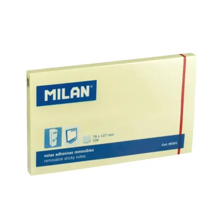 Notas Adhesivas Milan 76X127Mm Amarillo