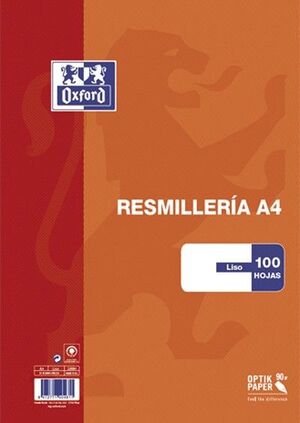 RESMILLERIA OXFSCHOOL A4 100H 90G LISO OXFORD