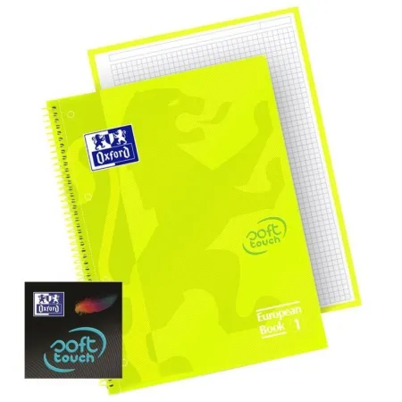 Libreta Oxford Cuadros Soft Touch Lima