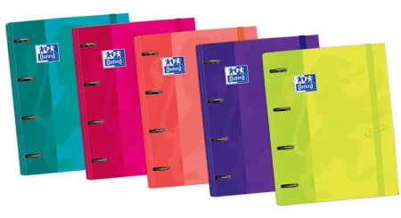 Carpebloc 4 Anillas Colores Surtidos A4 Oxford