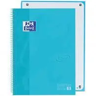 Libreta Oxford Cuadros Soft Touch Cielo