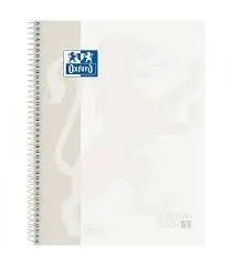 Libreta Oxford European 1 Cuadros Color Blanco