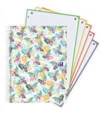 LIBRETA OXFORD BLO A4 120H 90G CUADROS