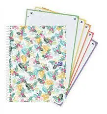 Libreta Oxford Blo A4 120H 90G Cuadros