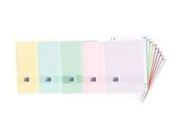 Libreta Oxford European 8 Cuadros 160H 8 Colores Pp