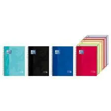 Libreta Oxford European 5 Din A4 150 Hojas Cuadro con 5 Bolsas Separadoras