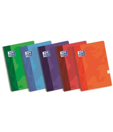 Libreta Oxford Cuartilla Tapa Blanda Cuadros