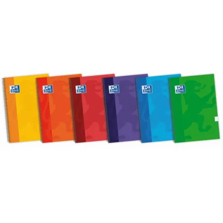 Libreta Oxford Cuartilla Tapa Dura Cuadros