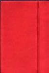 POCKET FLEX  NOTEBOOK 12-64 LISO C/GOMA ROJO (PAPEL FSC)