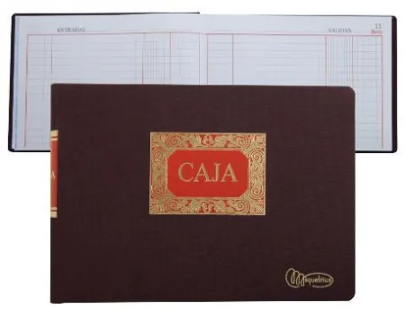 Libro Miquelrius Cuarto -Apaisado -100 Hojas -Caja -Entrada y Salida