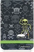 Mini Bloc A7 90 Hojas Cuadros Calavera Kukuxumusu