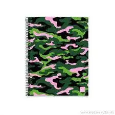 Libreta A5 Pink Jungle Cuadros