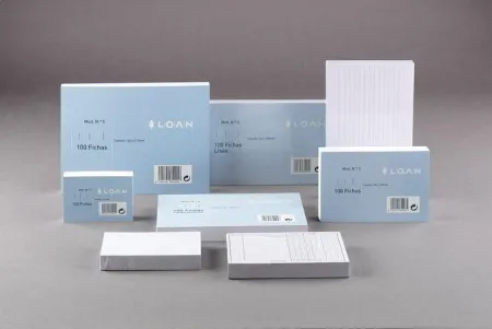 Ficha Lisa 3H F3 100X150 Horizontal 100Un