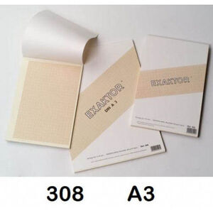 BLOC PAPEL MILIMETRADO A3 50H 100G