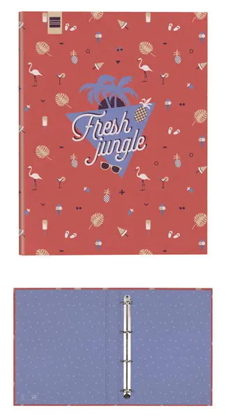 Carpeta 4 Anillas Prints A4 Jungle