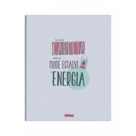 Carpeta Talkual A4 Gris Cat