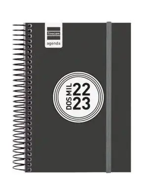 Agenda Espir Label E8 1Dp 22-23 Negro+