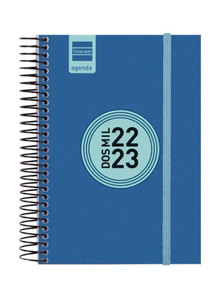 Agenda Espir Label E8 1Dp 22-23 Azul Cob. +