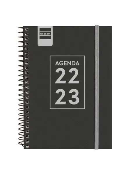 Agenda Cool 1/8 Svh 22-23 Negre Cat+