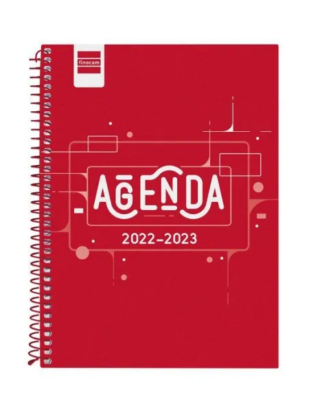 Agenda Cool 1/4 Svh 22-23 Rojo+