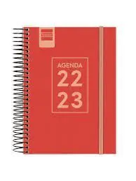 Agenda Sec Rojo 1/8 Dp 22-23