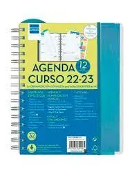 Agenda Magistral Personalizable Azul 1/4 Svh 22-23