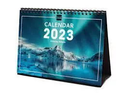 Desk Calendar 2023 Nature