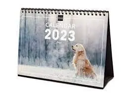 Desk Calendar 2023 Dogs