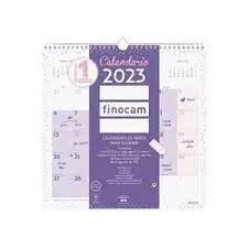Calendario Pared Chic Es 30X30 2023 Morado