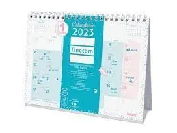 Calendario Sobremesa Chic 2023 Turquesa