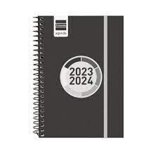 AGENDA FINOCAM ESPIR LABEL NEGRO SV 23-24