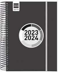 AGENDA FINOCAM ESPIR LABEL NEGRO E10 DP 23-24