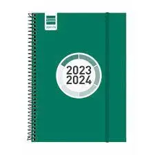 Agenda Finocam Espir Color Verde E10 Sv 23-24