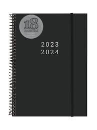 AGENDA FINOCAM 18 MESES NEGRO ESP SV 23-24